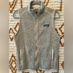 Patagonia Women’s Beige / Gray Fleece Better Sweater Vest